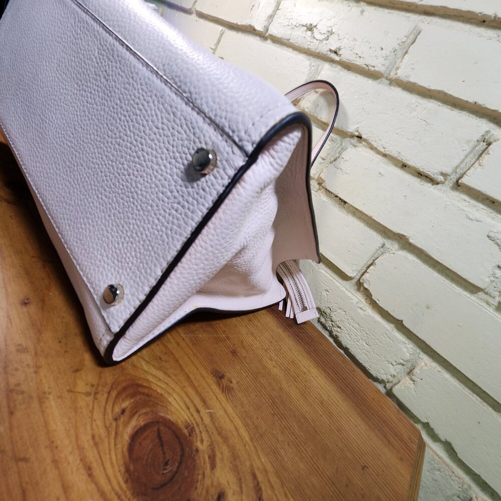 Euc Kate Spade Rowe Light Pink Leather Shoulder Bag Purse - Picture 8 of 13